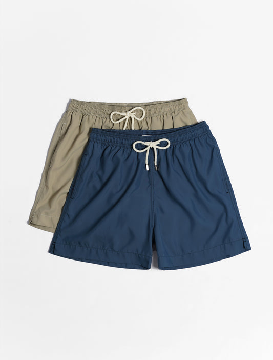2 x Swim Shorts - Blue | Greige